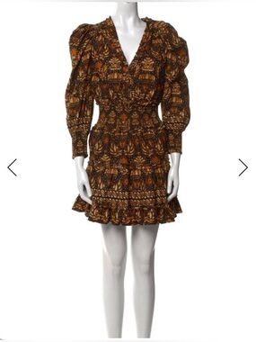 Love The Label Smocked Waist Long-Sleeve Mini Dress